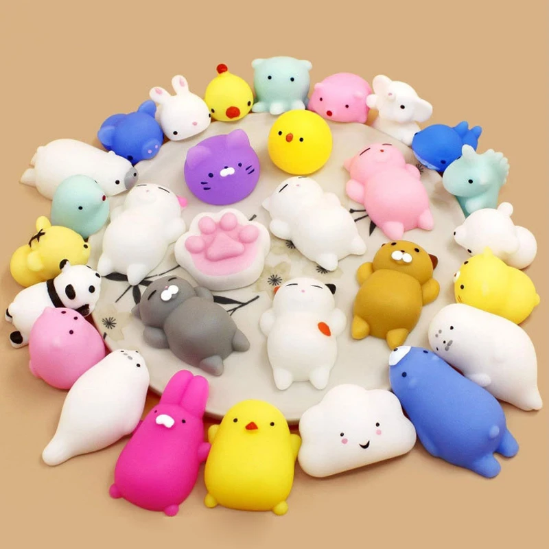 18 шт. силиконовая игрушка с медленным отскоком для декомпрессии детская