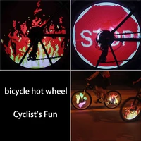 bicycle hot wheels bicycle accessories bicycle lights personality diy pattern bicycle mountain bike accessories custom pattern