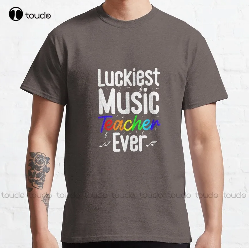 

Luckiest Music Teacher Ever Classic T-Shirt Bowling Shirt New Popular Custom Aldult Teen Unisex All Seasons Gd Hip Hop Retro New