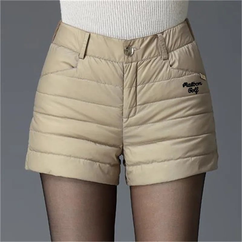 Autumn Winter Women's Golf Wear Down Cotton Golf Shorts Women Golf Wear Winter Women's Golf Clothing MALBON Clothes Skirts Golf