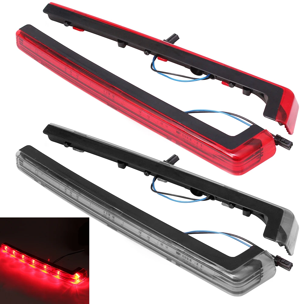 Panel de luz LED para motocicleta, indicador lateral de color rojo/humo, para...