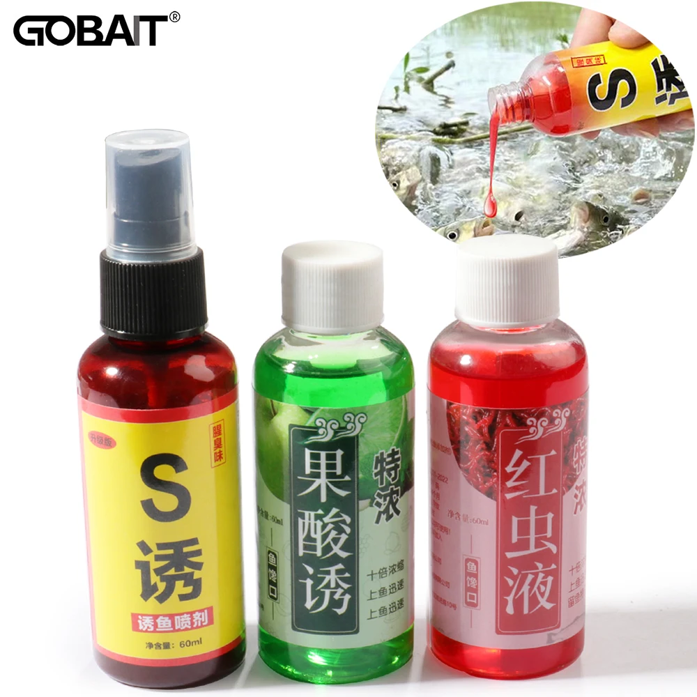 

Fish Attractant 60ml 5PCS/Lot Concentrated Feed Bait Nest Material Fishing Carp Pesca Insect Lure Red Worm Fishy Smell Additive