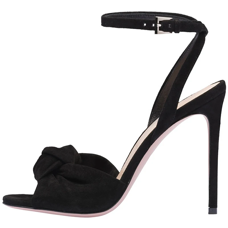 Women Luxruy Sandals Stiletto Thin High Heels Buckle Ankle Strap Elegant Sandal Sexy Wedding Evening Party Dress Shoe 6-CHC-12