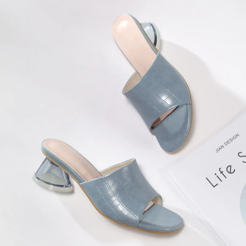 

2021 конические особенности сандалии на каблуке с кристаллами стильные сандалии на прозрачном каблуке с каменным узором квадратная головка ...