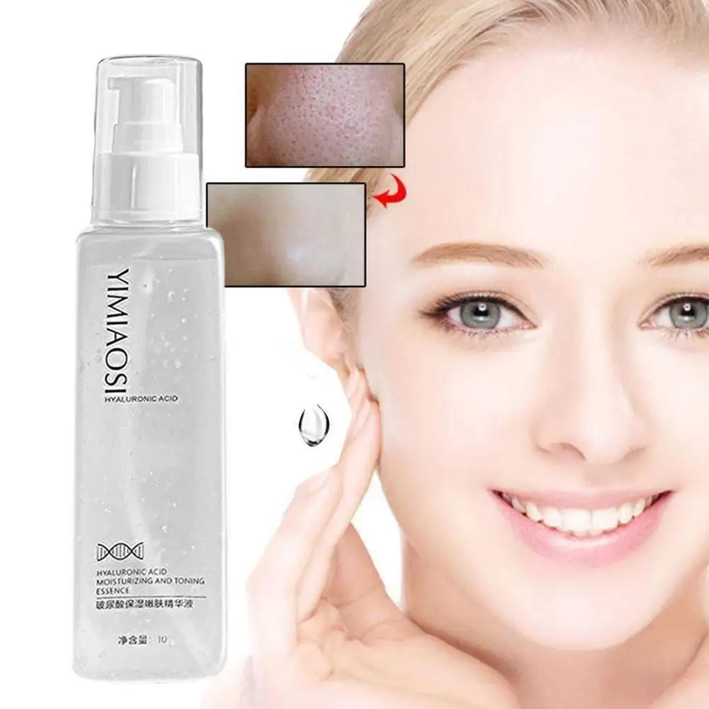 

Hyaluronic Acid Face Serum Moisturizing Brightening Whitening Long Lasting Lotion Shrink Pores Face Listing Lotion for Women