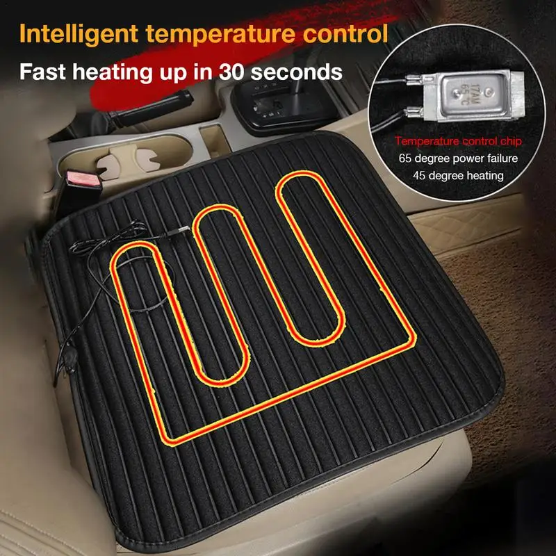 

Зимний чехол для автомобильного сиденья с подогревом электрическая вентилируемая подушка для автомобильного сиденья с USB интерфейсом универсальная подушка для сиденья с быстрым подогревом для