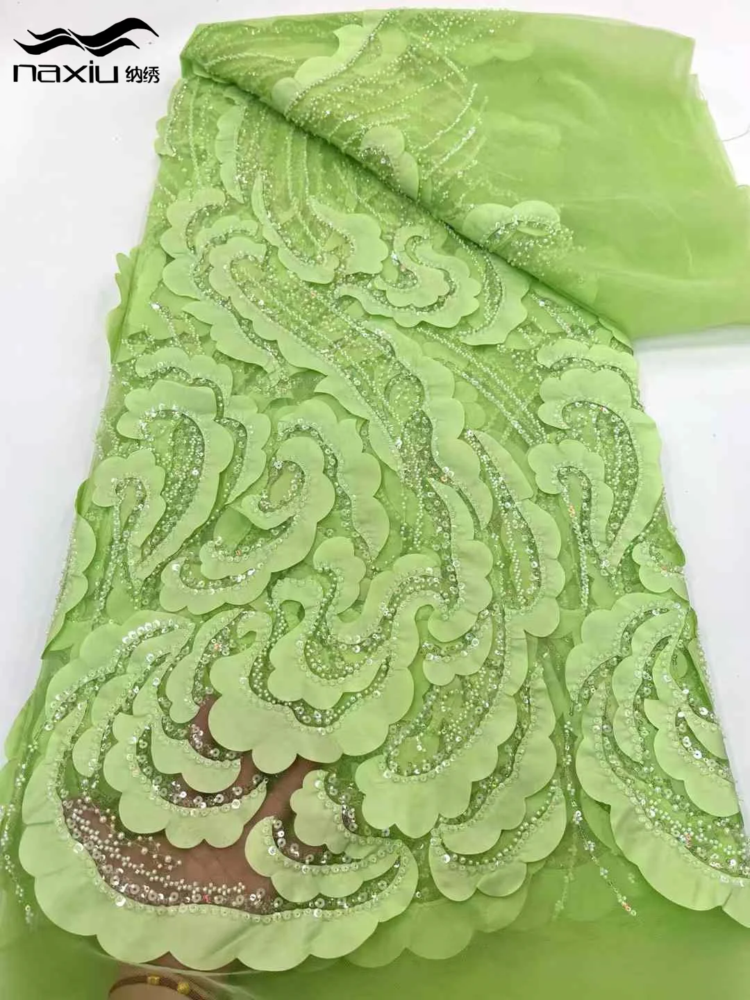 Новейшая тюлевая кружевная ткань Madison высокое качество 2024 африканская сетчатая с