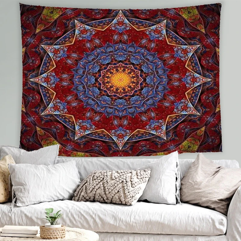 

Mandala Tapestry Wall Hanging Bohemian Psychedelic Hippie Art Tapestry Bedroom Home Decor Bedroom Decor Fabric Poster Tapestry 0