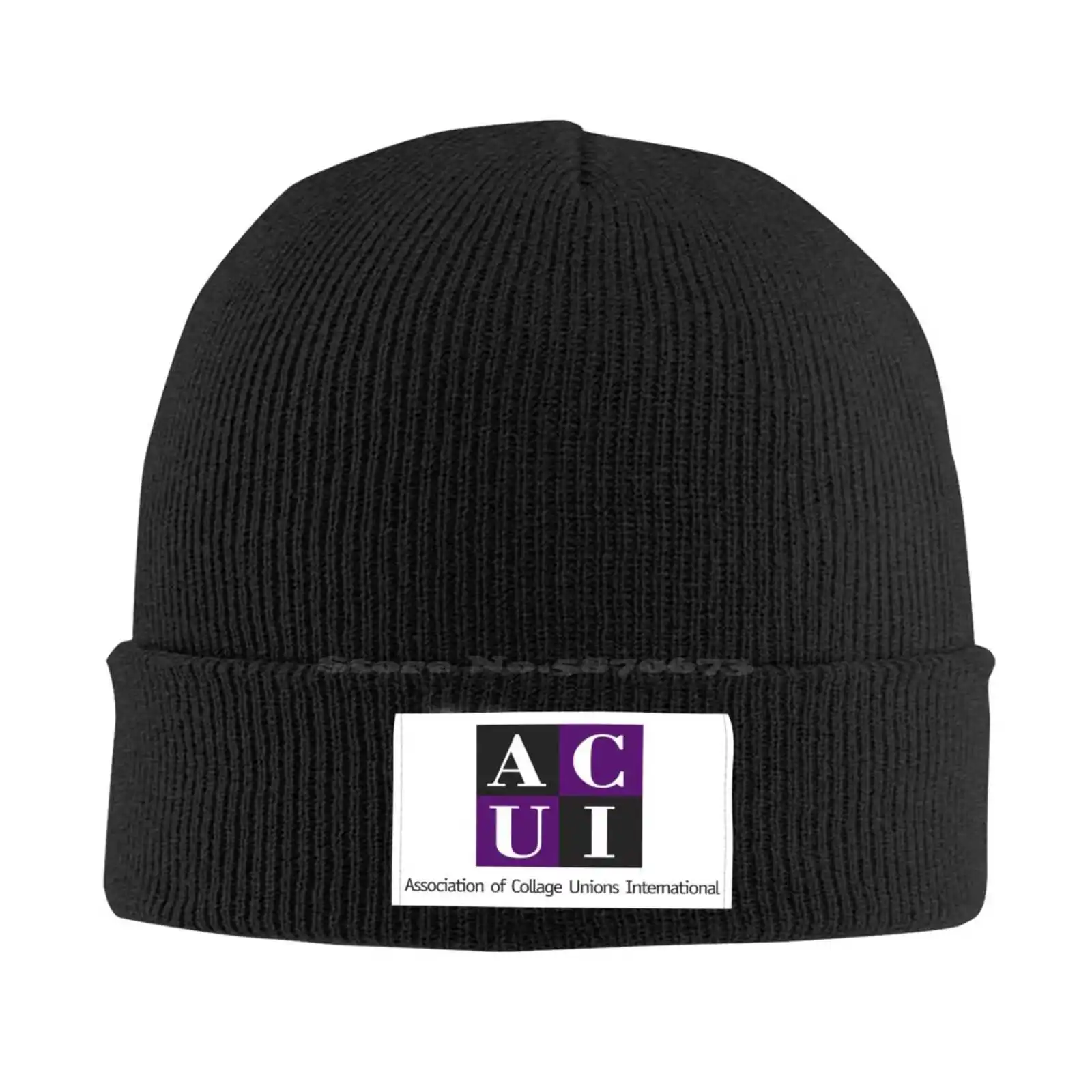 

Association of College Unions International Logo Print Graphic Casual cap Baseball cap Knitted hat