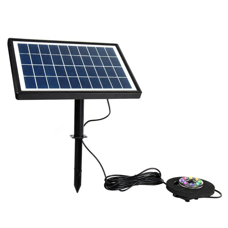 

Solar Powered Fountain Birdbath Fountain Pump 6.5W Bird Bath Fountain For Water Cycling Fish Pond Aquarium Garden Decoration