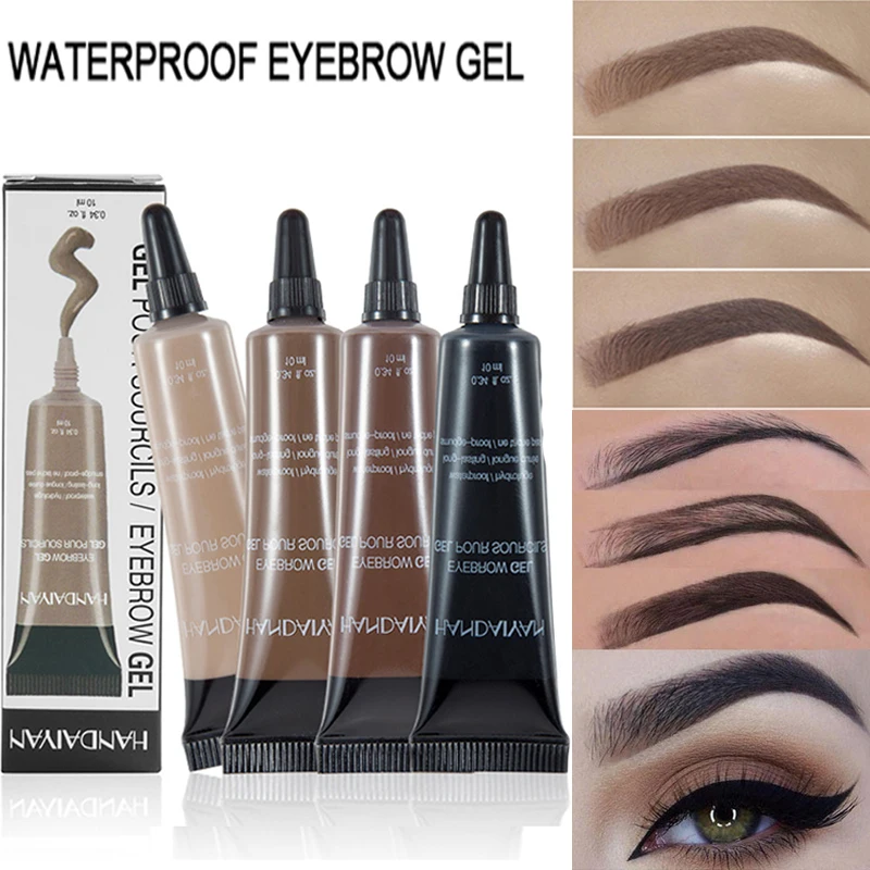 

6 Colors Long Lasting Eyebrow Gel Waterproof Dyed Brow Professional Natural Eyebrow Enhancers Cream EyeBrows Makeup Cosmetics