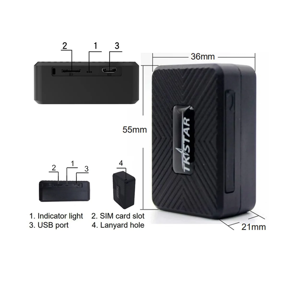 TKSTAR Мини GPS трекер Магнит 2G TK913 Автомобильный