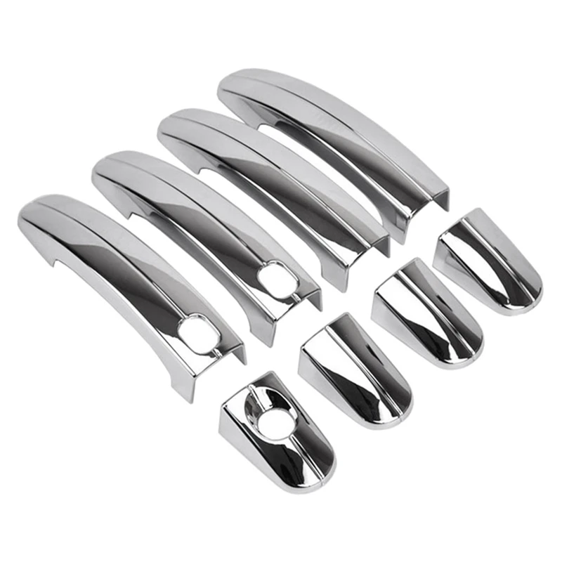 

For Ford Focus Mk2 Mk3 Escape Kuga C-Max S-Max Galaxy Mondeo Mk4 Chrome Door Handle Cover Trim Overlay Keyless Entry