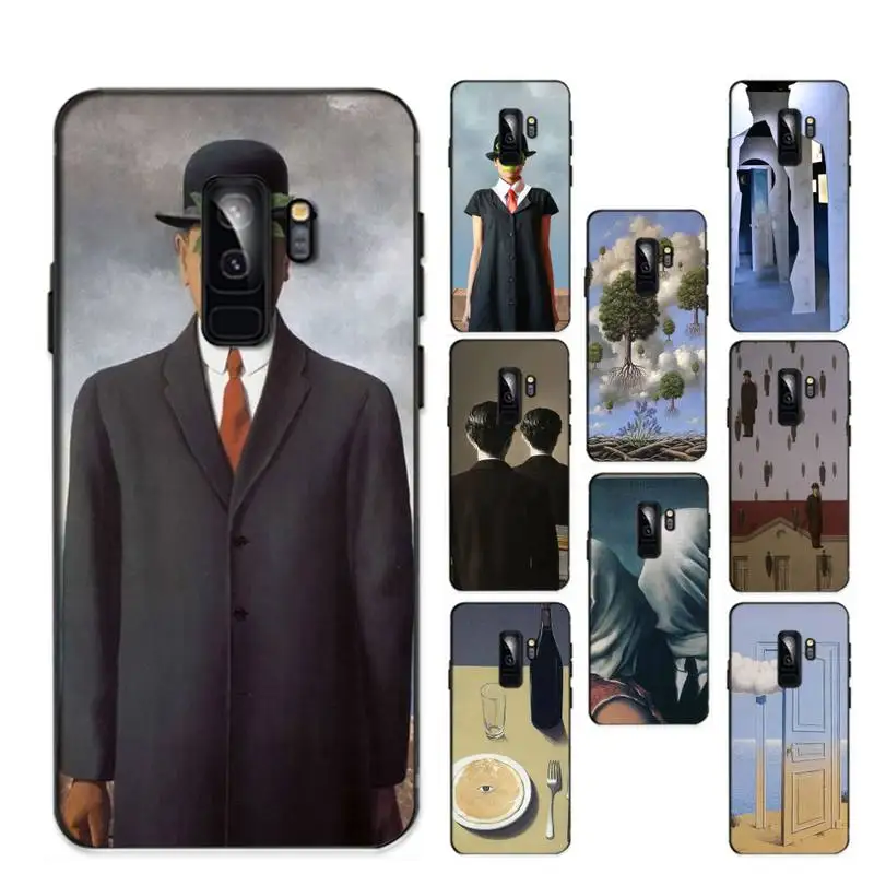 

RuiCaiCa Rene Magritte Phone Case for Redmi 8 9 9A for Samsung J5 J6 Note9 for Huawei NOVA3E Mate20lite cover