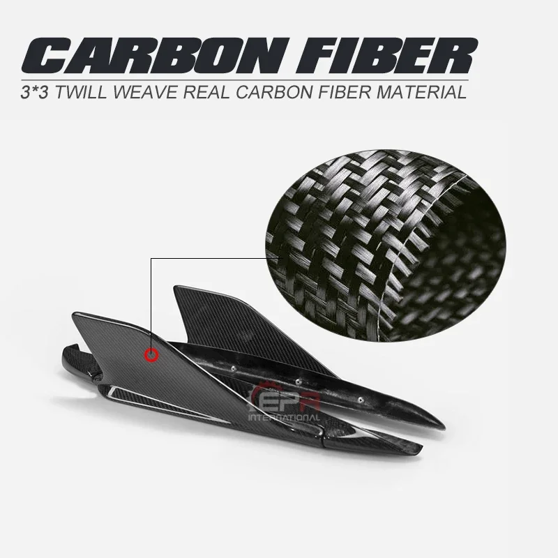 Боковая юбка для Audi R8 V10 комплект из углеродного волокна тюнинга боковых ластов