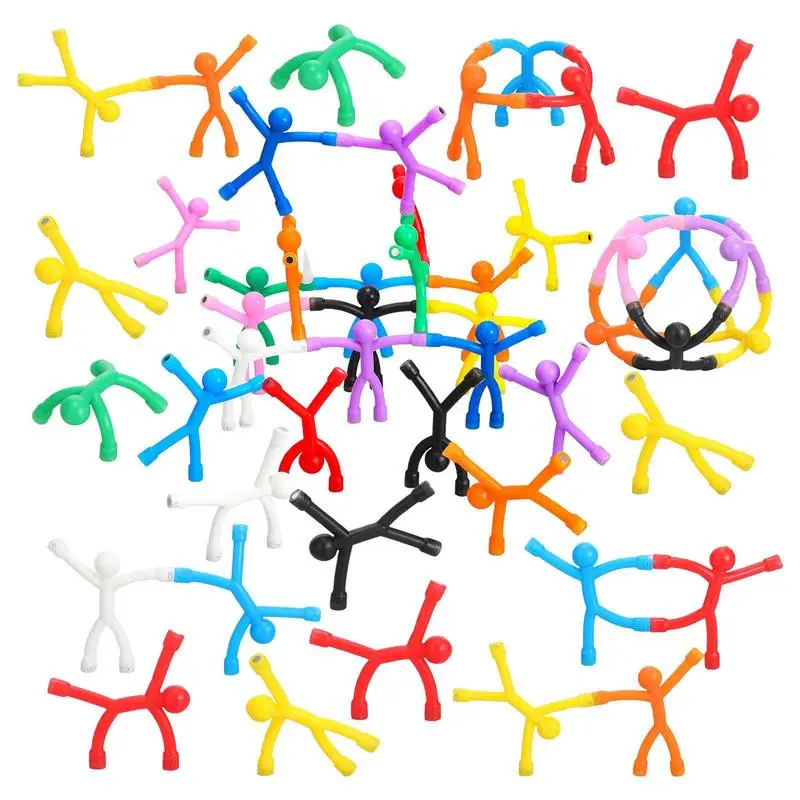 

Translucent Transparent Fridge Magnet Men Q-Man Children Kids Toy 50Pcs Magnetic Puzzle Refrigerator Sticker Paper Photo Clip