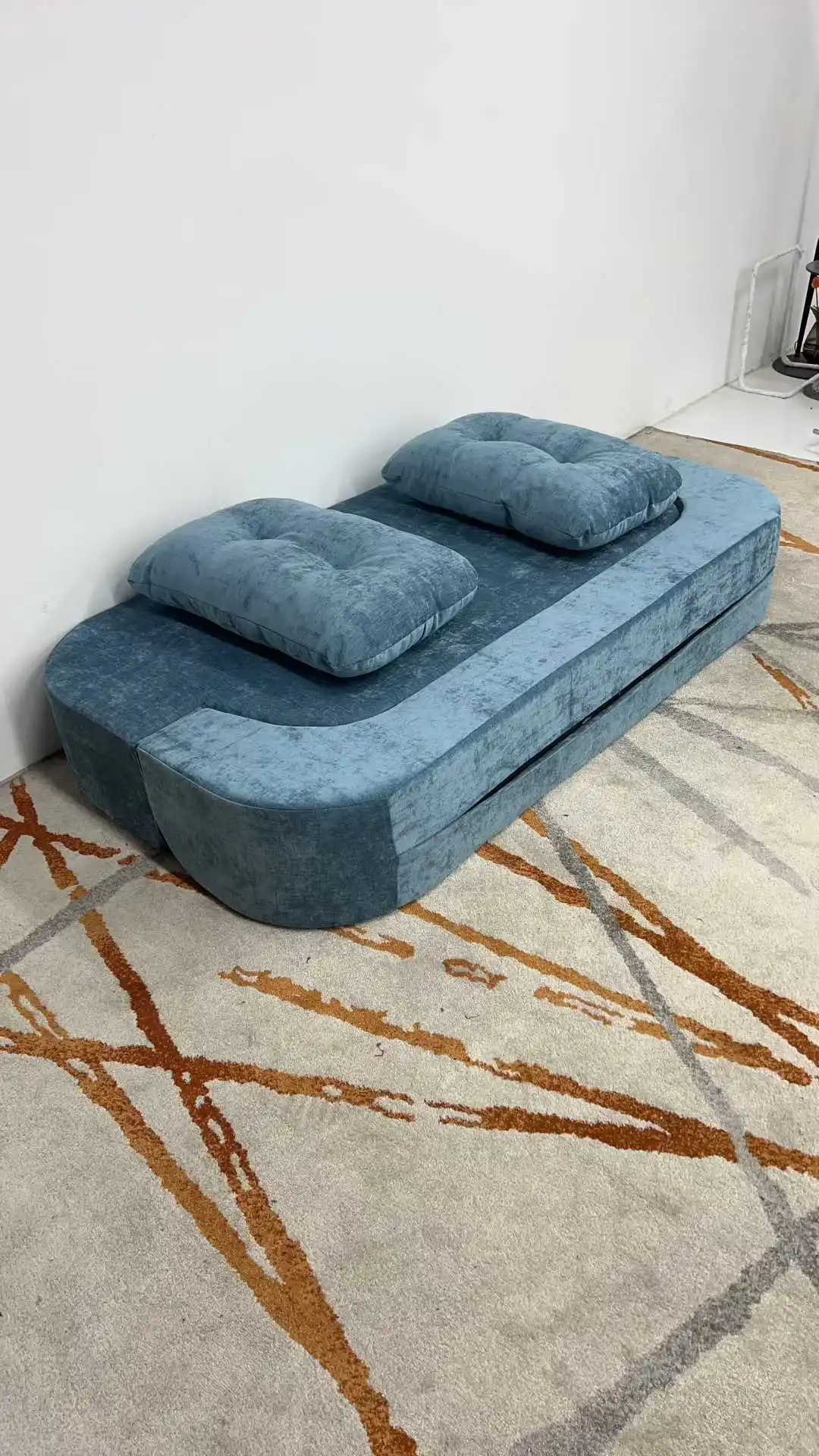 Фото Надувной диван-кровать Blackdog Reclining Foldable Double, складной, портативный, для кемпинга, пикника, отдыха, для использования в спальне №2