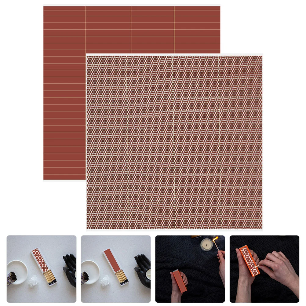 

2 Sets Safety Craft Match Striker Matches Match Striker Sheets