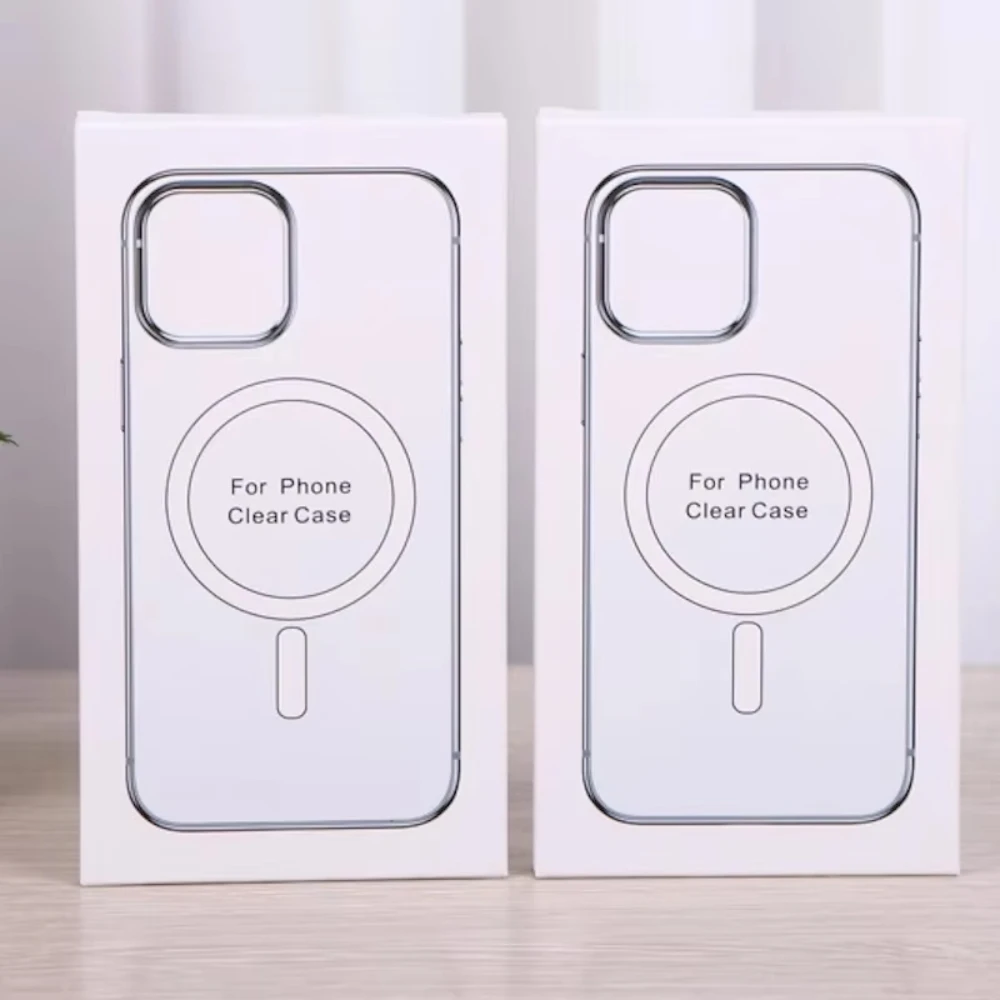 Жесткий кристаллический оригинальный магнитный чехол nnрей для iPhone 13 12 11 14 15 16 Pro Max