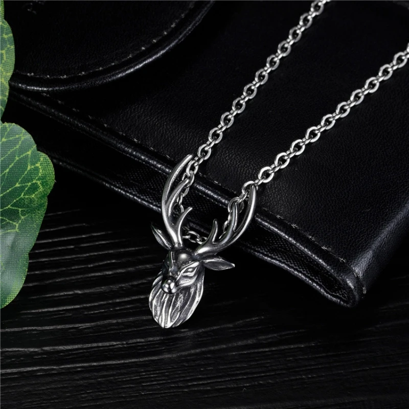 Европейская и американская мода креативность личности олень с вами ожерелье