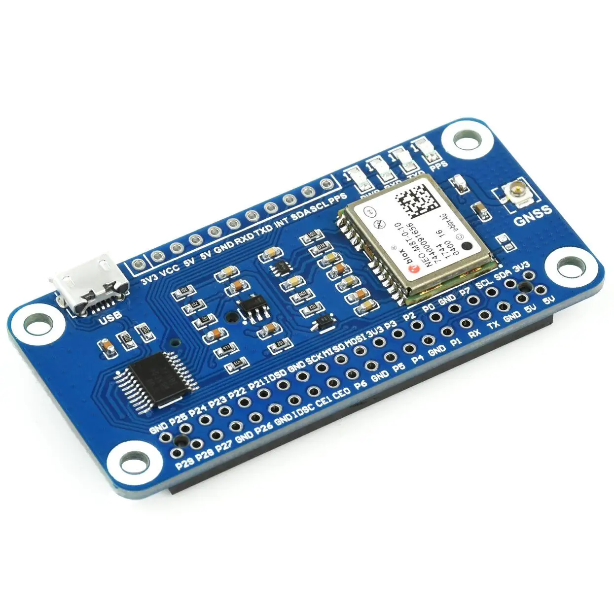 

Прибор для синхронизации Waveshare для Raspberry Pi с GPS, Beidou, Galileo, GLONASS