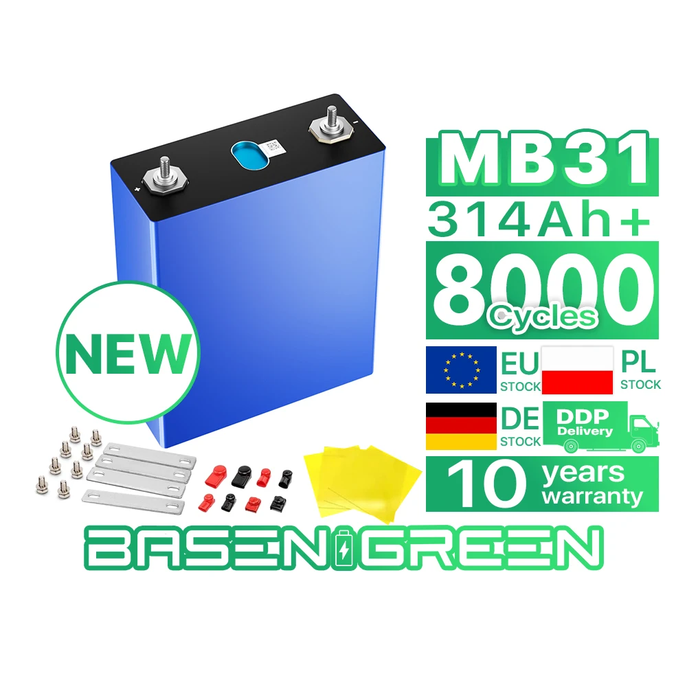 8000 циклов Mb31 314 Ач Lifepo4 Новый класс Lf314 330 3 2 В Liop4 Mb30 306 10000 Аккумуляторные элементы