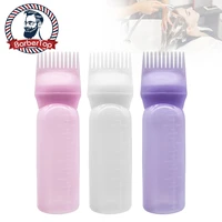 salon hair dye applicator comb brush bottles dyeing shampoo bottle oil hair coloring styling barber tool
