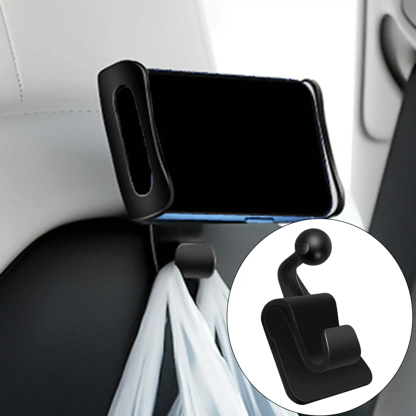 

Headrest Mount Tablet Holder 360° Rotating Adjustable Backseat Seat Cellphone Holder for /Y