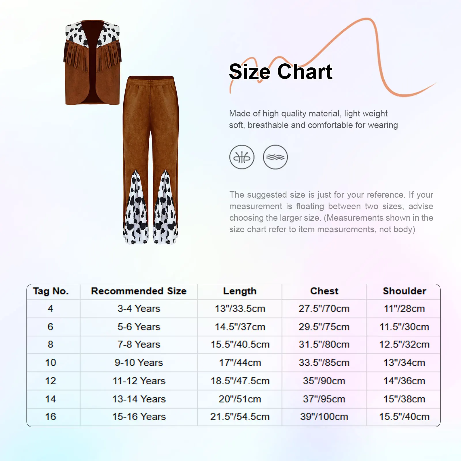 Детский карнавальный костюм на Хэллоуин в стиле вестерн ковбой пастушка жилет с