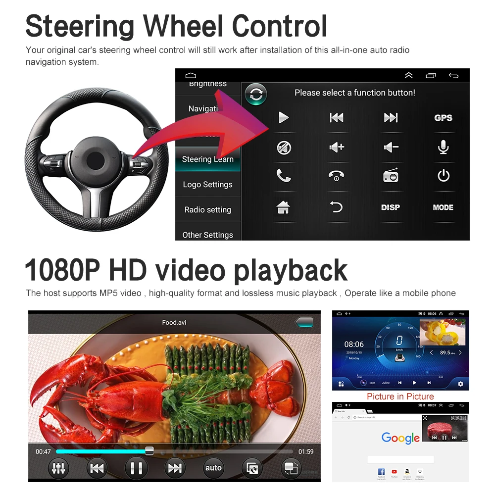 Автомобильный мультимедийный плеер 2 DIN 9 дюймов 4G Carplay Android для Changan CS15 2016-2020