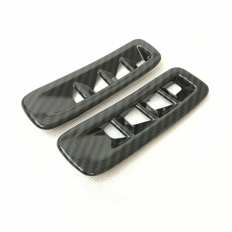 

Front Small Air Vent Accessories Interior Modification Car Stickers For Mazda CX-5 2017 Carbon Look 2pcs