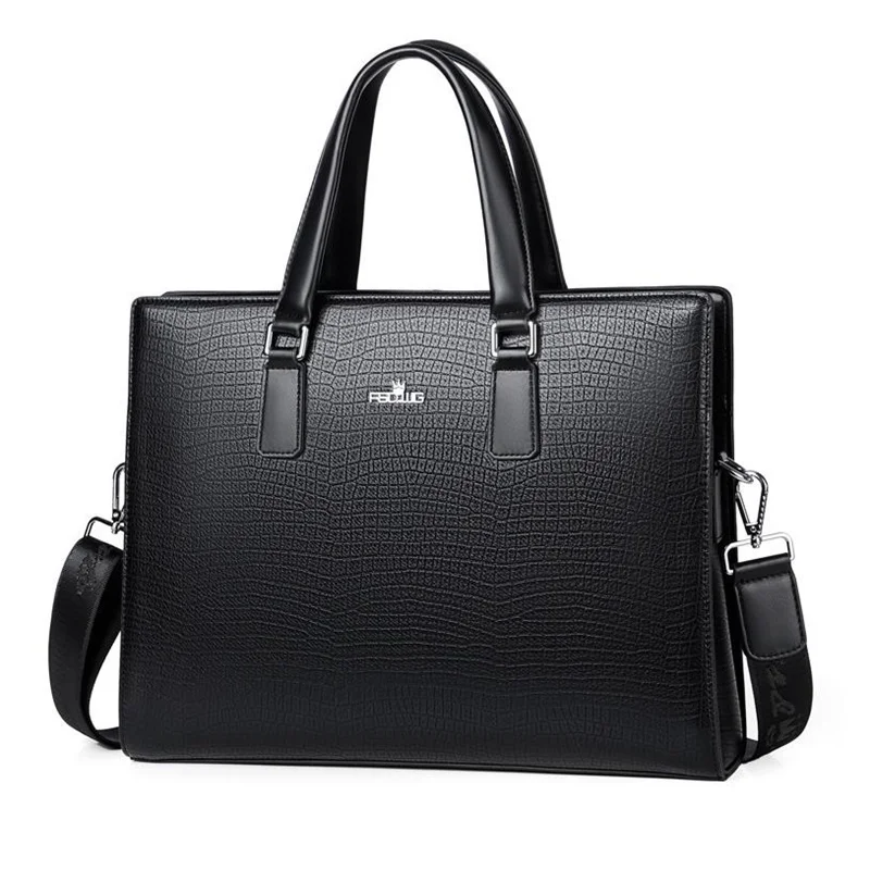 Handbag Men's Briefcase Luxury Laptop Bag Men's Bag Large Capacity Briefcase Men's Shoulder Bag Casual Business