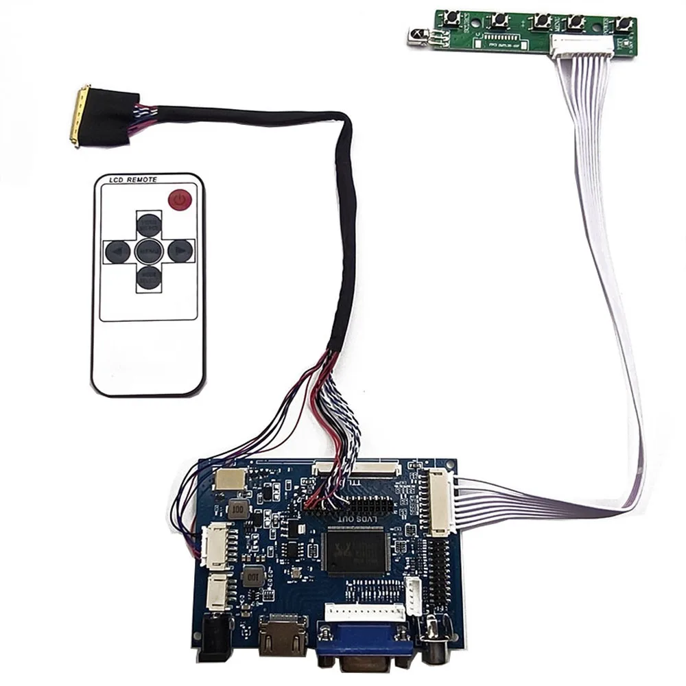 

Controller Driver Board Monitor Kit LP140WH1 LP140WH2 LP140WH4 HDMI+VGA+2AV 1366X768 40Pins LCD LED Screen Panel