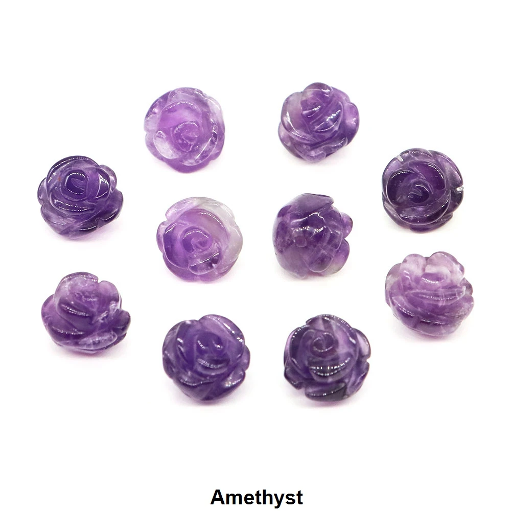 Хрустальные камни цветка розы для ювелирных изделий 8/10/12 мм