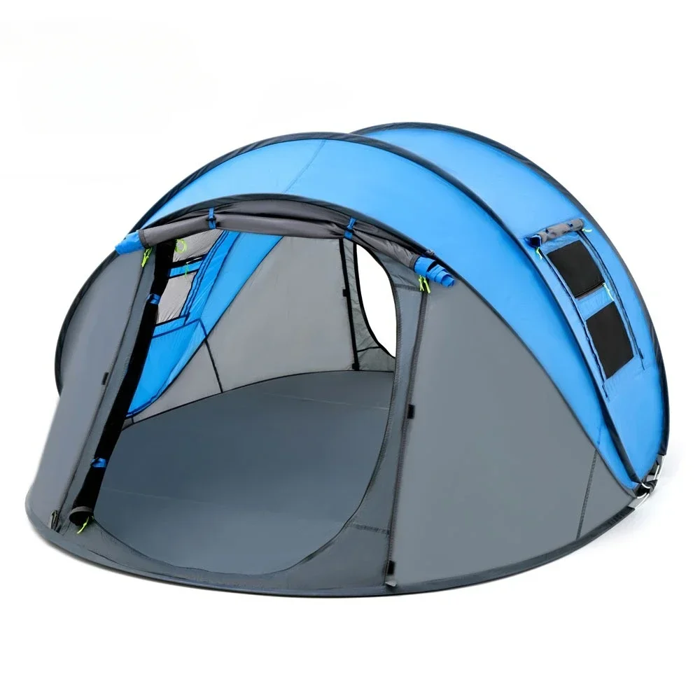 Фото Палатка TechHPCamping для кемпинга на открытом воздухе и пляжа, с защитой от солнца и дождя, водонепроницаемое укрытие, сверхлегкая палатка для альпинизма и глэмпинга класса люкс №5