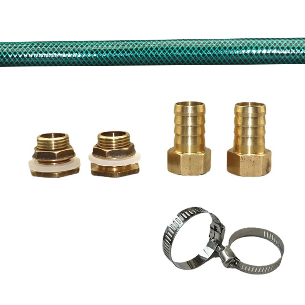 

20mm Brass Hose Fitting Rain Bucket Tandem Hose Fitting Connection With 1 Meter Hose For Plastic Buckets/water Tanks Accessories