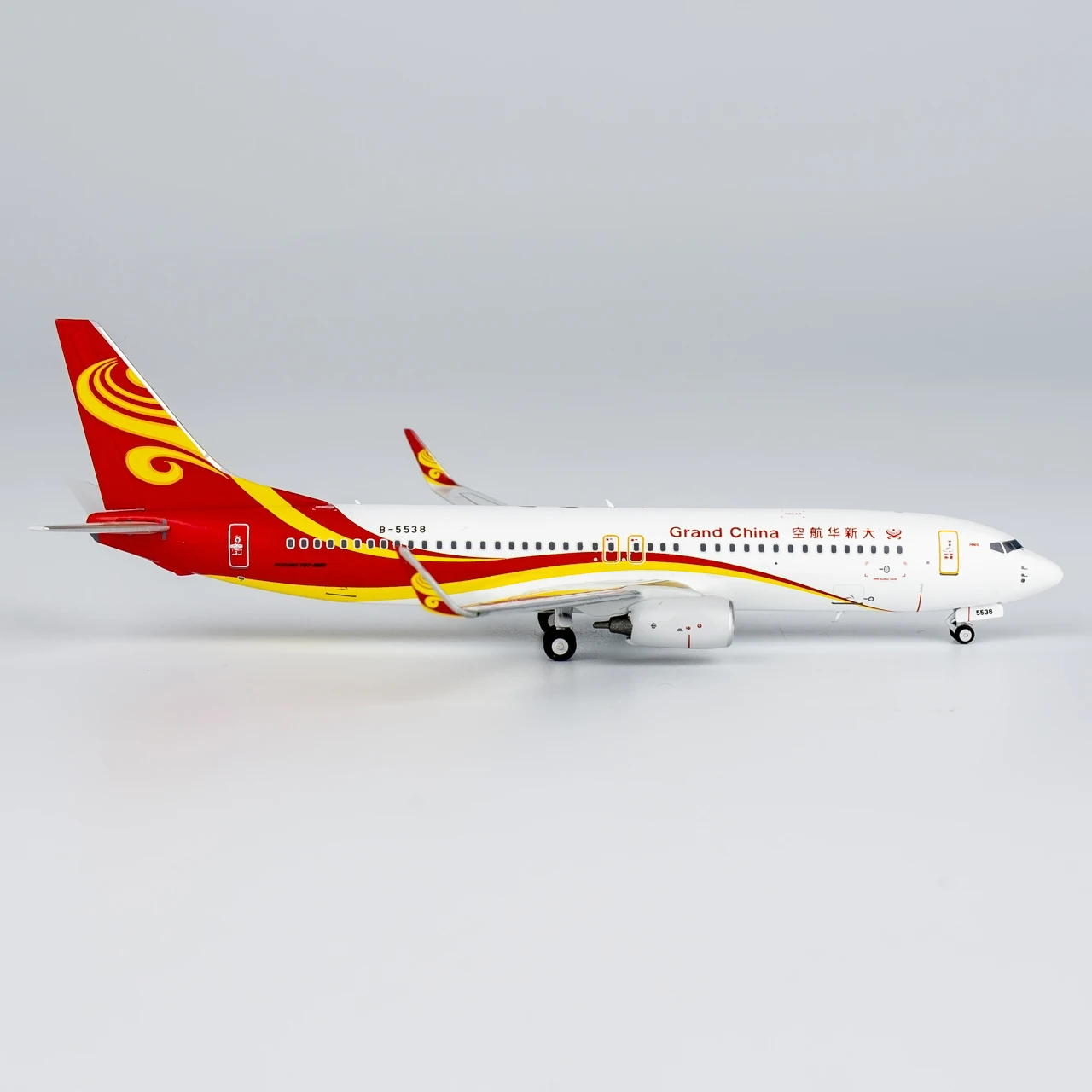 58190 коллекционный самолет из сплава подарок модель NG 1:400 Grand China Air Boeing B737-800 литой