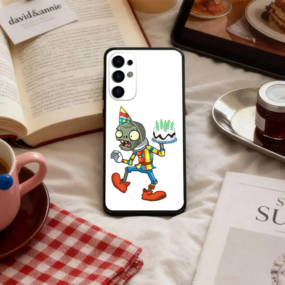Чехол для телефона C-Cartoon P-Plants vs. Zombies для Samsung S 25,24,23,22,30,21,10,9,Ultra,Plus,Lite,FE,4,5 G, мягкий черный чехол (art.: 3920da5239abd) - 3920da5239abd