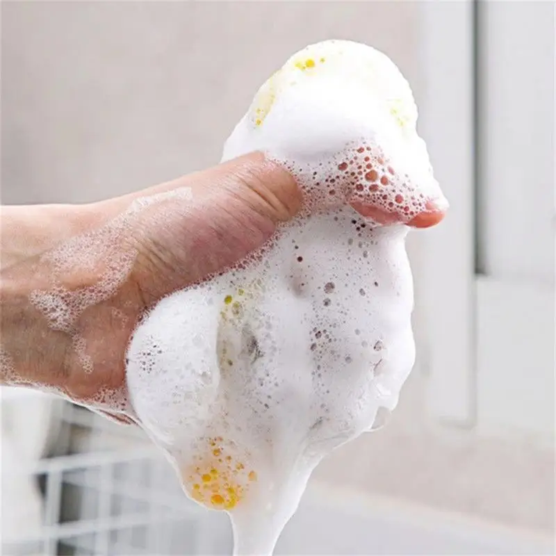 

Dishwashing Sponge Double Side Cleaning Spongs Eusable Scouring Pad Cleaning Towels Accessories Tableware Dish Washing Brush