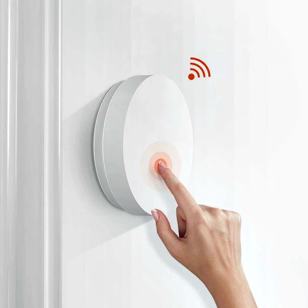 Wireless Remote Control Doorbell Tuya Wifi Doorbell Work with Smart Life Google Home Doorbell enlarge