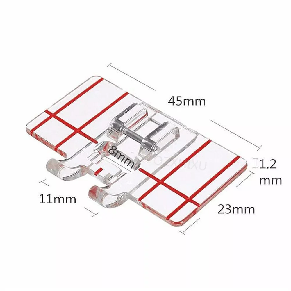 Купи Sewing Machine Parts Presser foot accessories Border Guide Foot Used for Low Shank Sewing machine AA7146-3 за 722 рублей в магазине AliExpress