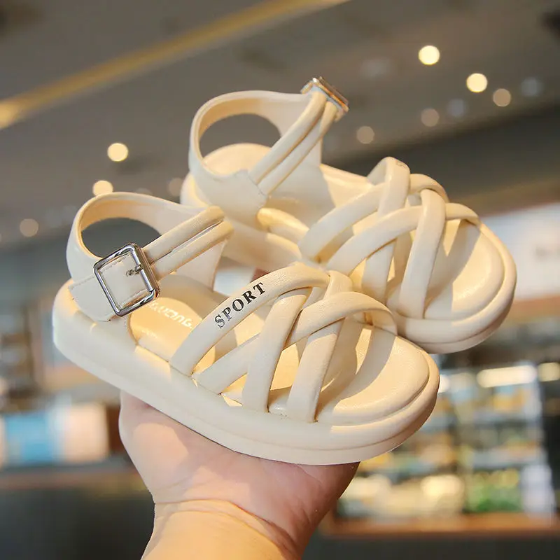 

Baby Girl Shoes 2022 New Arrival Solid Color Baby Hollow Out Shoes Summer Soft Bottom Casual Shoes Children's Beach Sandals