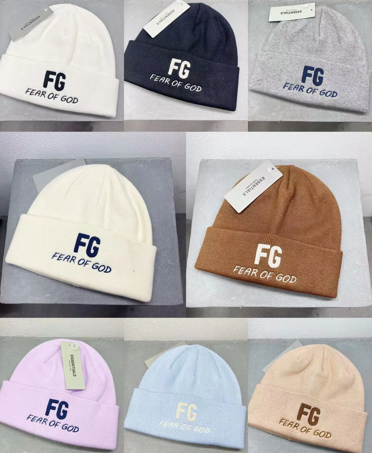 

2022 Winter New Essentials Knitted Hats Solid Color Men's And Women's Beanie Hats Unisex Elastic Caps