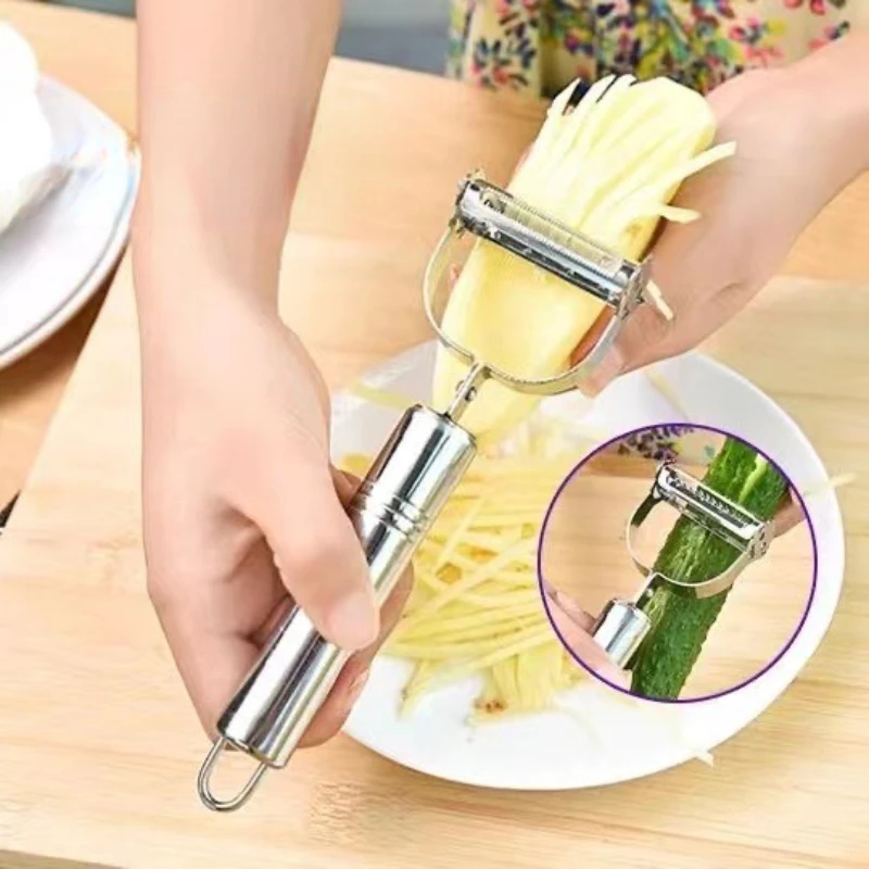 

Двухсторонняя Терка со смайликом, нож для фруктов, нож для фруктов, домашняя многофункциональная терка из нержавеющей стали, кухонные инструменты, кухонные гаджеты