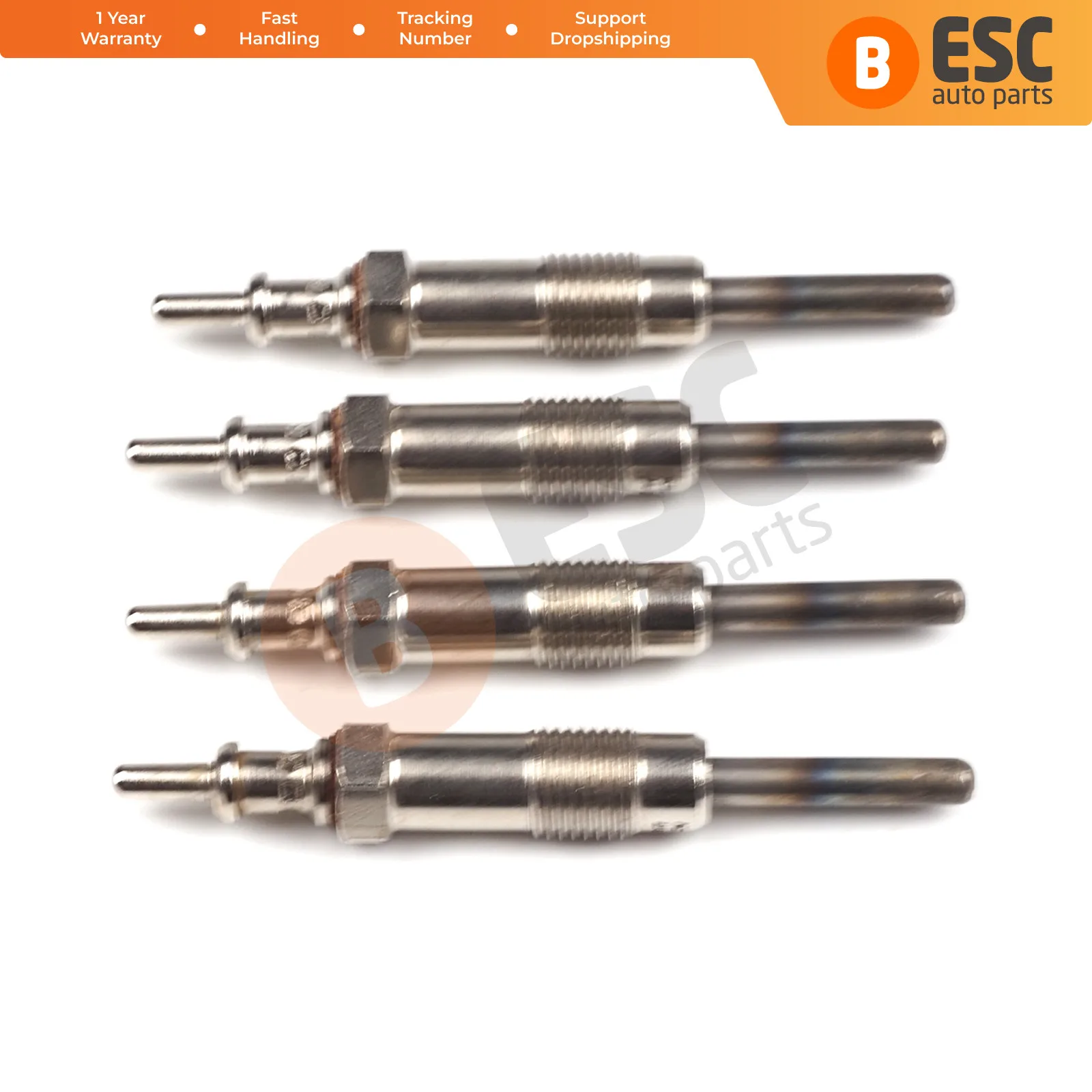 

ESC Auto Parts EGP27-1 4 Pcs Heater Glow Plugs GX86, 0011592601, GN961 for Mercedes Sprinter Vario 2.9 D Ship From Turkey