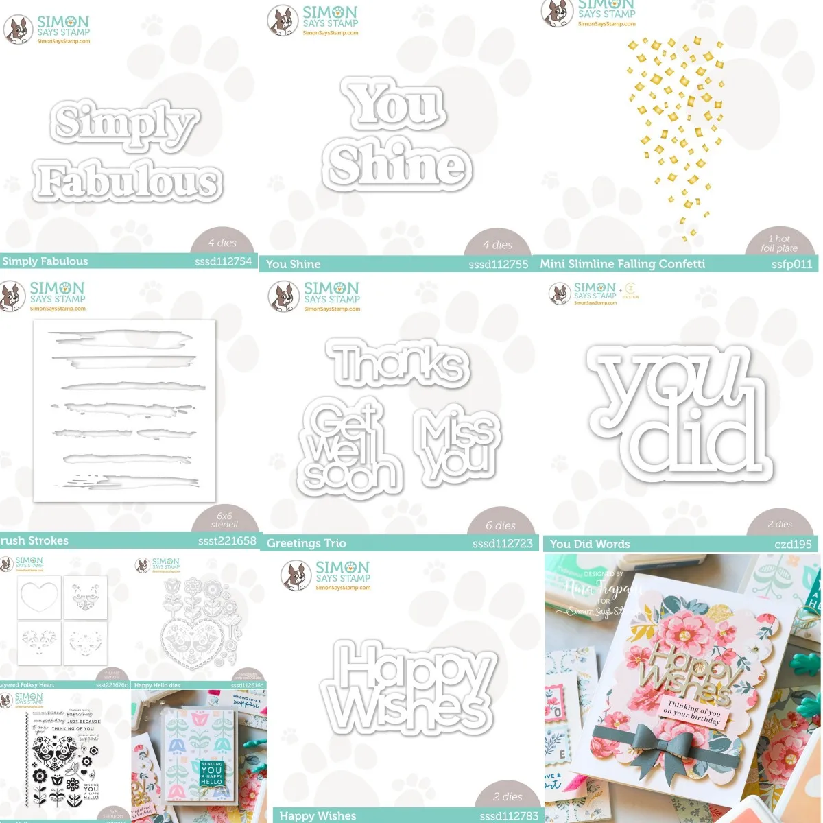 

2023 Happy Cards Clear Stamps Metal Cutting Dies Stencil Hot Foil Decor Scrapbooking DIY Craft Paper Punching Embossing Handmade