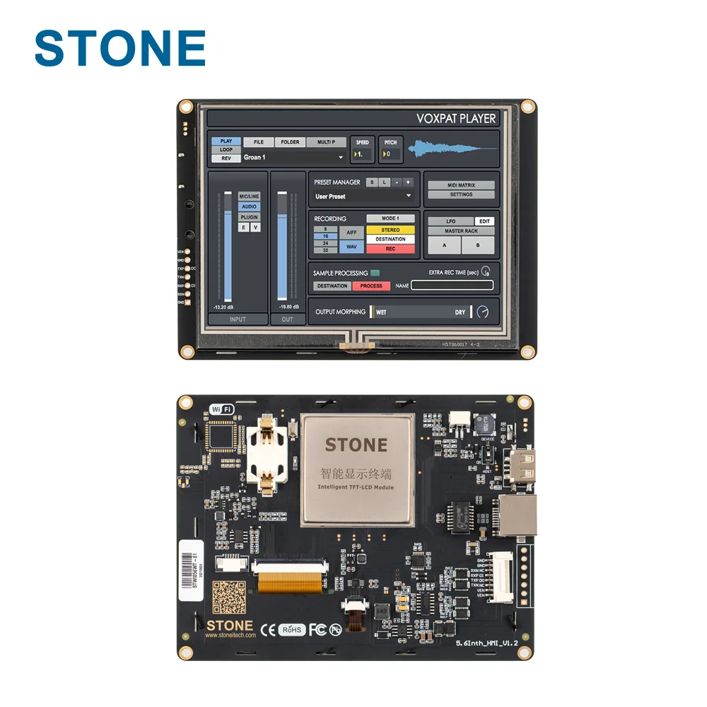 5.6 Inch Touch Screen LCD Controller Board With Drive Board RS232 Interface