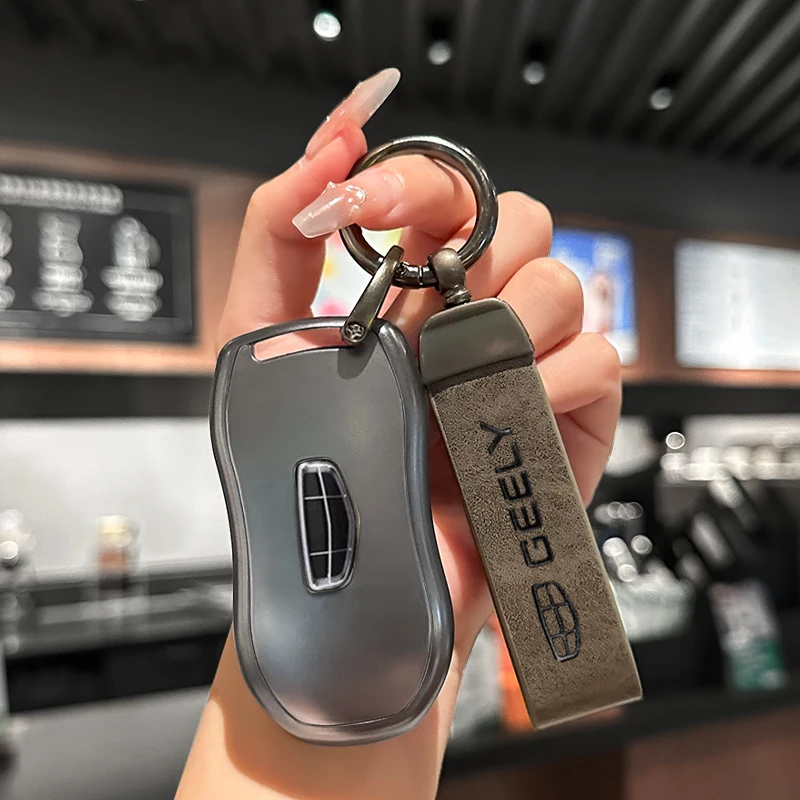 Для Geely Tugella 2020 Boyue Atlas Pro Gili Tugella: роскошный чехол-брелок из сплава для ключа с дистанционным управлением, аксессуары (art.: 3920dc960404b) - 3920dc960404b