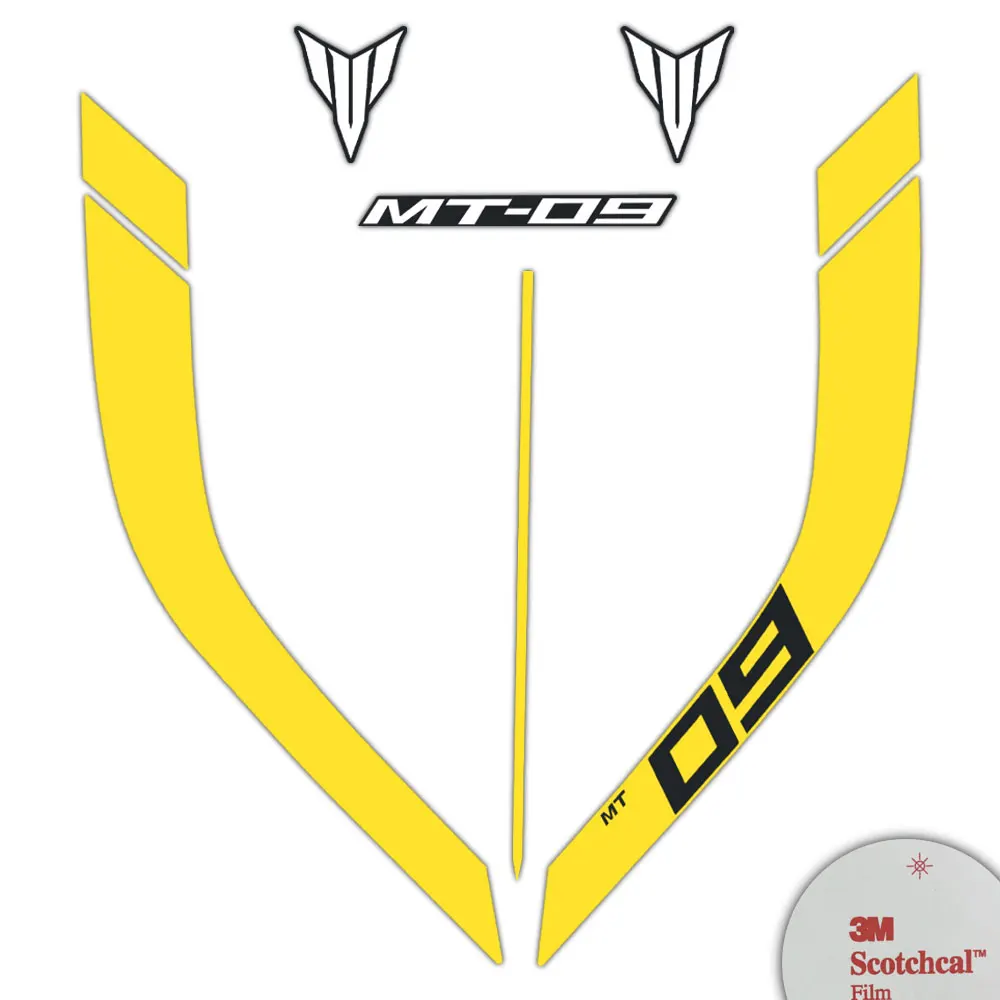 Мотоциклетные наклейки 3M аксессуары на топливный бак защита логотипа для Yamaha Mt09