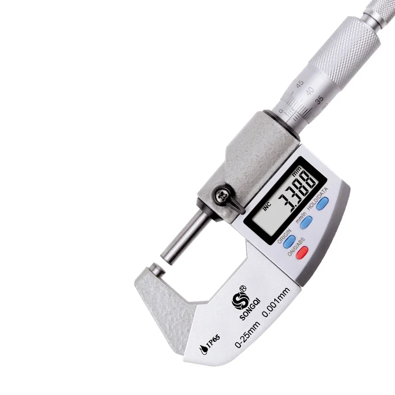 0 02 Millimetri Di Precision Digitale Fuori Micrometro 0-25/25-50/50-75/75-100